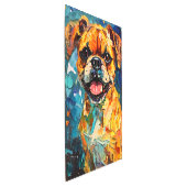 愛らしいファンシーなボクサーパピー メタルプリント (3/4)