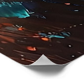 愛らしいファンシーなボクサー子犬 ポスター (角)