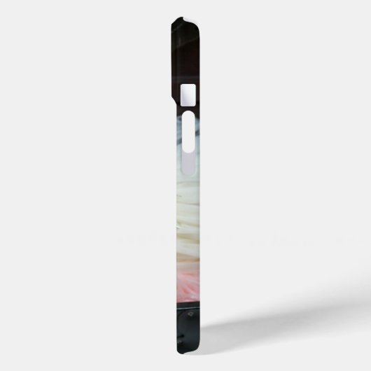 愛らしいファンシー白い子犬のポートレート写真 Case-Mate iPhoneケース (裏面 / 左)