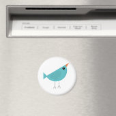 愛らしいファンタジーな鳥の自然アート マグネット (インサイチュ (食洗機))