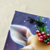 愛らしいファンタジーベビーキリンwithホリー ビーチタオル (インサイチュ)