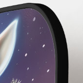 愛らしいファンタジーベビーキリンwithホリー ピックルボールラケット (左詳細)