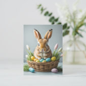 愛らしいフェスティバルリトルイースターバニー シーズンカード (スタンド正面)