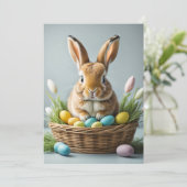 愛らしいフェスティバルリトルイースターバニー シーズンカード (スタンド正面)