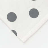 愛らしいフクロウの子供たち白 フリースブランケット (角)