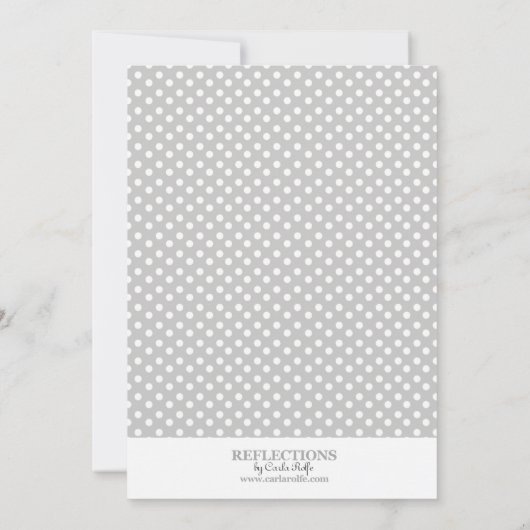 愛らしいフクロウの赤ちゃんシャワー 招待状 (裏面)