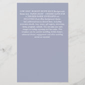 愛らしいフクロウ赤ちゃんシャワー女の子または男の子の招待状 チラシ (裏面)