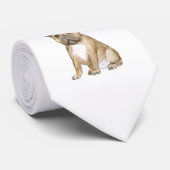 愛らしいフランスのブルドッグの子犬のネックタイ ネクタイ (ロール)