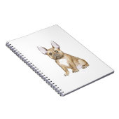 愛らしいフランスのブルドッグパピー ノートブック (右側)