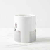 愛らしいフランスのブルドッグ写真マグ コーヒーマグカップ (中央)