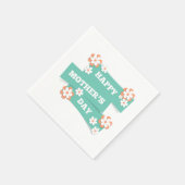 愛らしいフローラハッピーマザーズデイ |ナプキン スタンダードカクテルナプキン (角)