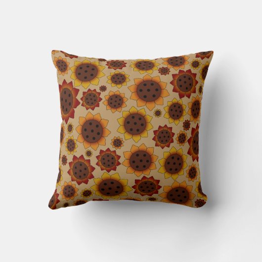 愛らしいフローラ枕 クッション (裏面)