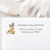 愛らしいフローラ犬と猫ペットケアサービスホワイト ラベル (インサイチュ)