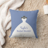 愛らしいブライダルシャワーパーソナライズされた クッション (ブランケット)