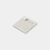 愛らしいブラウンの白いモルモットペット写真 ポストイット (アングル)