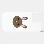 愛らしいブラウンバニー Case-Mate iPhoneケース (裏面 (横))