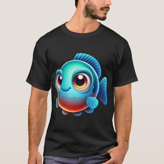 愛らしいブルーギル Tシャツ (正面)