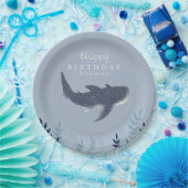 愛らしいブルーザシーマンタレイ誕生日 ペーパープレート (パーティー)