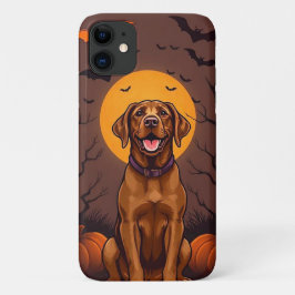 愛らしいブードッグのホイッジカルなデザイン👻🐶 かわいい秋のスタイル iPhone 11 ケース