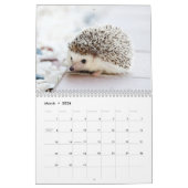 愛らしいヘッジホグ2025 カレンダー (3月 2026)