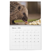 愛らしいヘッジホグ2025 カレンダー (2月 2026)