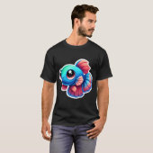 愛らしいベタ Tシャツ (正面フル)