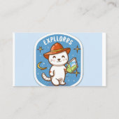 愛らしいベットクリニックアポイントメントカード- Pet Paws De 予約カード (裏面)