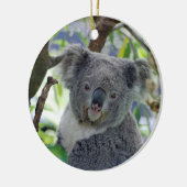 愛らしいベビーのコアラのクリスマスのオーナメント セラミックオーナメント (左)