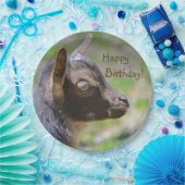 愛らしいベビーのヤギの誕生日 ペーパープレート (パーティー)