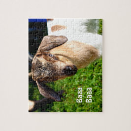 愛らしいベビーのヤギ ジグソーパズル