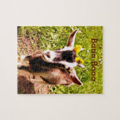 愛らしいベビーのヤギ ジグソーパズル (横)