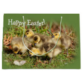 愛らしいベビーカナダゲスオンザグラス ラージペーパーバッグ (正面)