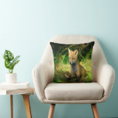 愛らしいベビーキツネ クッション (椅子)