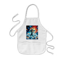 愛らしいベビーキリンの頭の雲