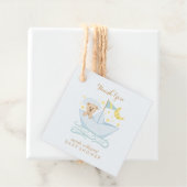 愛らしいベビークマ紙ボート フェイバータグ (インサイチュ)