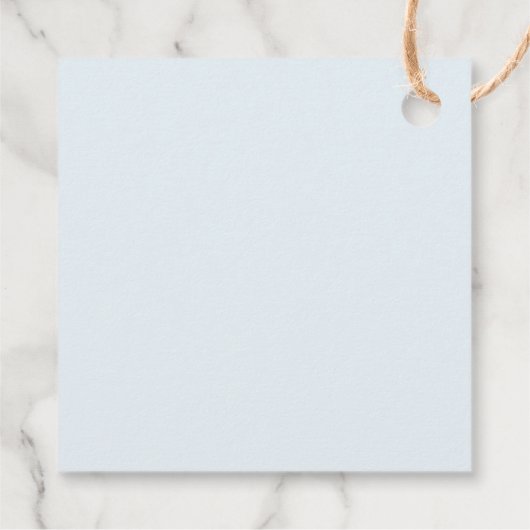 愛らしいベビークマ紙ボート フェイバータグ (裏面)