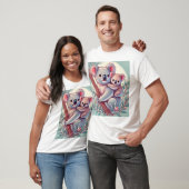 愛らしいベビーコアラとマザーTシャツデザイン Tシャツ (ユニセックス)