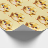 愛らしいベビーシック ラッピングペーパー (角)