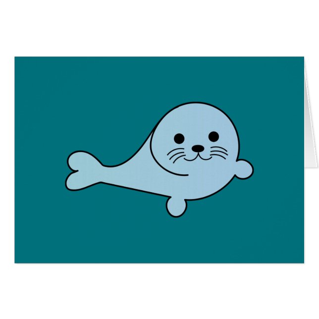 愛らしいベビーシール (正面横)