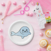 愛らしいベビーシール ペーパープレート (パーティー)