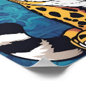 愛らしいベビージャガー – ネイチャーズファイアー美しい ポスター (角)