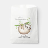 愛らしいベビースロッスシャワー好意バッグ フェイバーバッグ (正面)