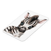 愛らしいベビーゼブラ マグネット (左側)