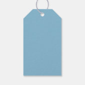 愛らしいベビーゾウ風船ベビーシャワー ギフトタグ (裏面)