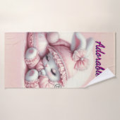 愛らしいベビータオル – 超柔らかいフード付きタオル バスタオル (バスタオル)