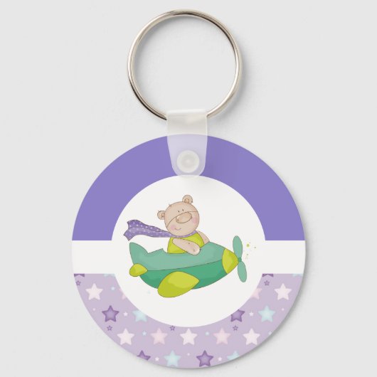 愛らしいベビーテディベア キーホルダー (正面)