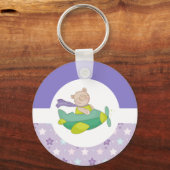 愛らしいベビーテディベア キーホルダー (正面)