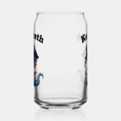 愛らしいベビードラゴン警官の服 ガラス缶 (左)