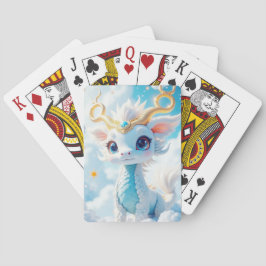 愛らしいベビードラゴンin the Clouds トランプ