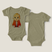 愛らしいベビードレス – ソフトスタイリッシュ、完璧 (デザイン正面&裏面)